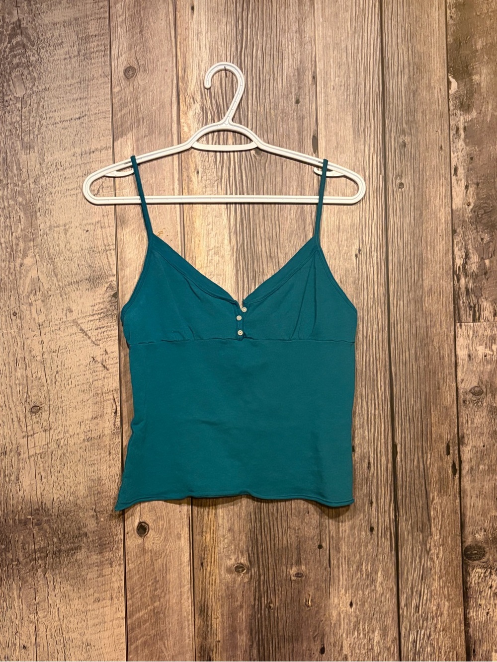 Brandy Melville Teal Spaghetti Strap Tank Top
